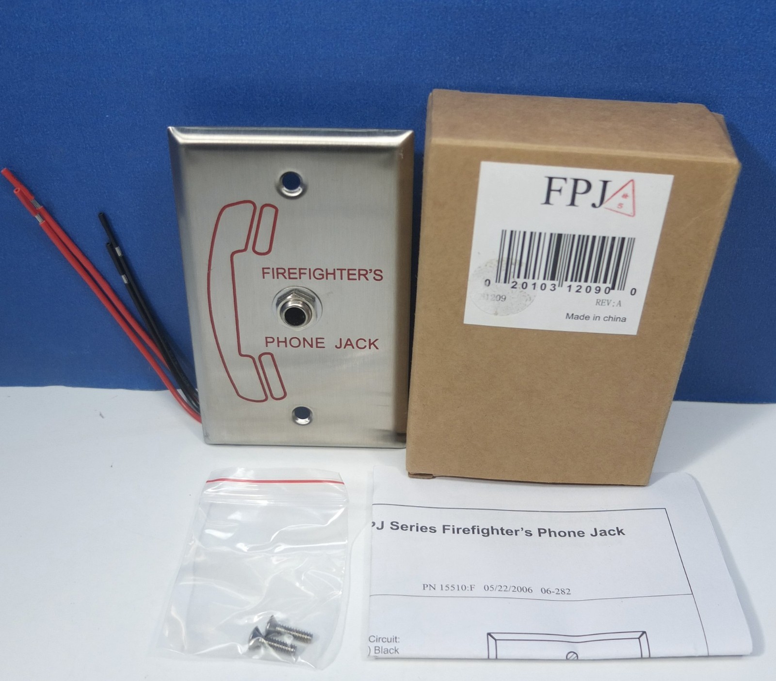 Notifier FPJ Firefighters Phone Jack