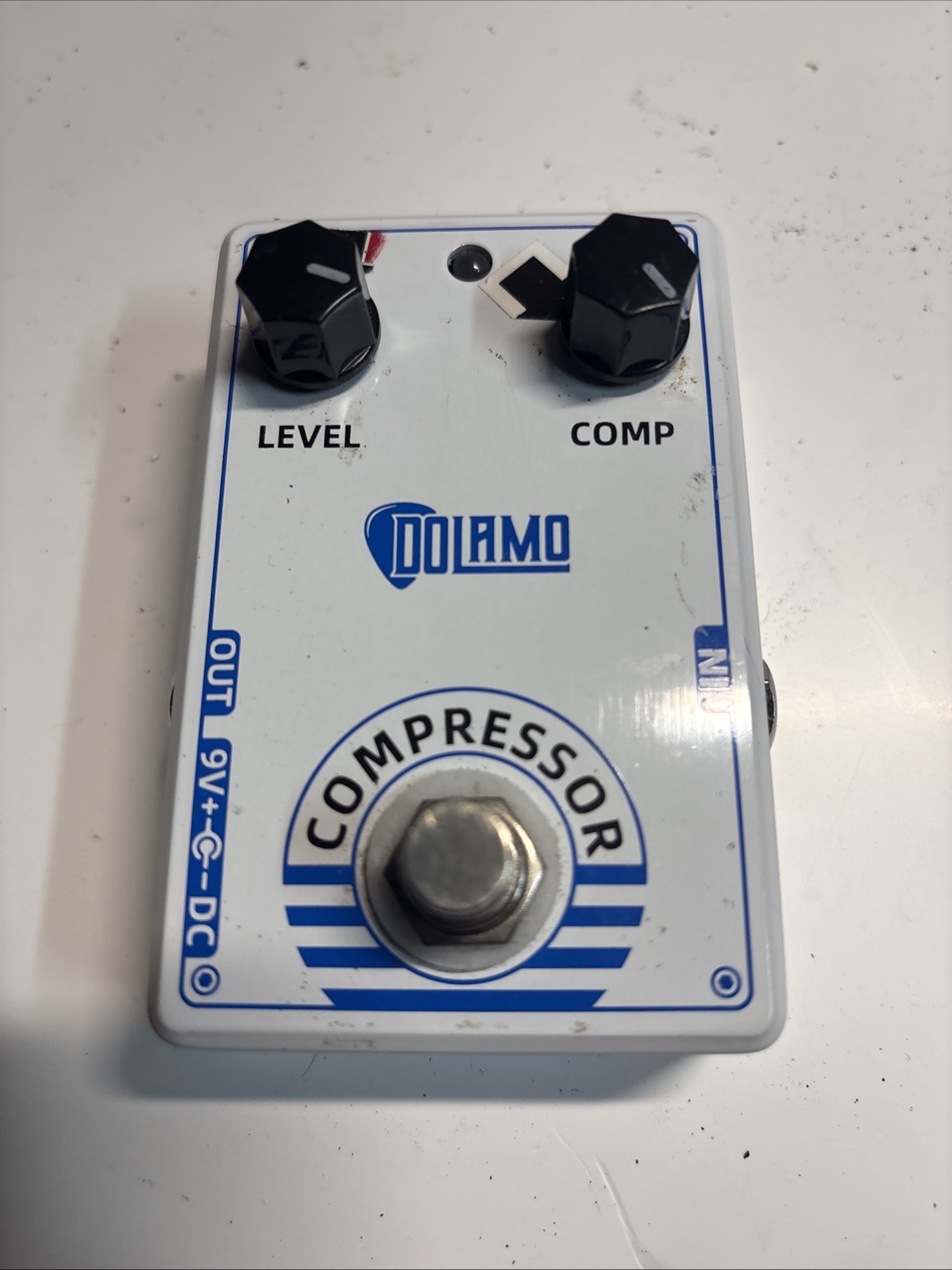 DOLAMO Compressor Guitar Effects Pedal Mini Compressor 9V Tested Working