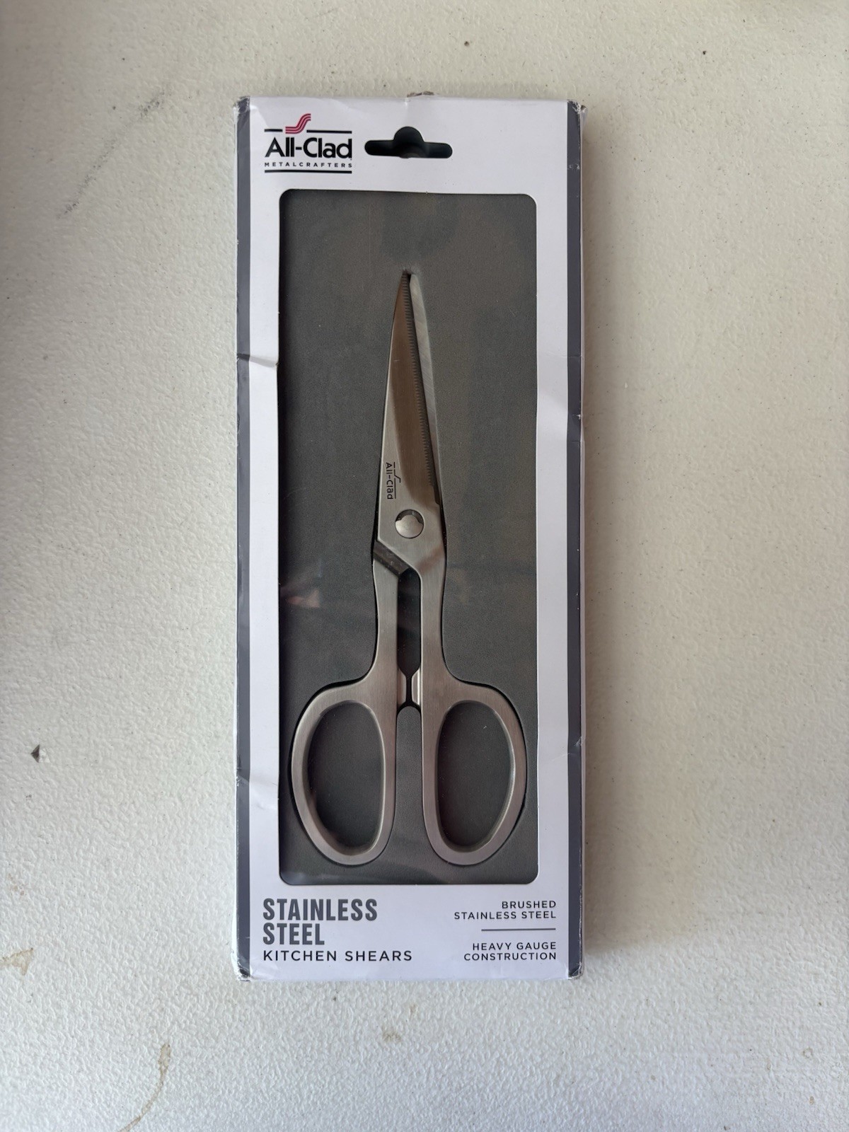 All-Clad Stainless Steel Kitchen Shears Heavy Gauge Pull-Apart New Open Box