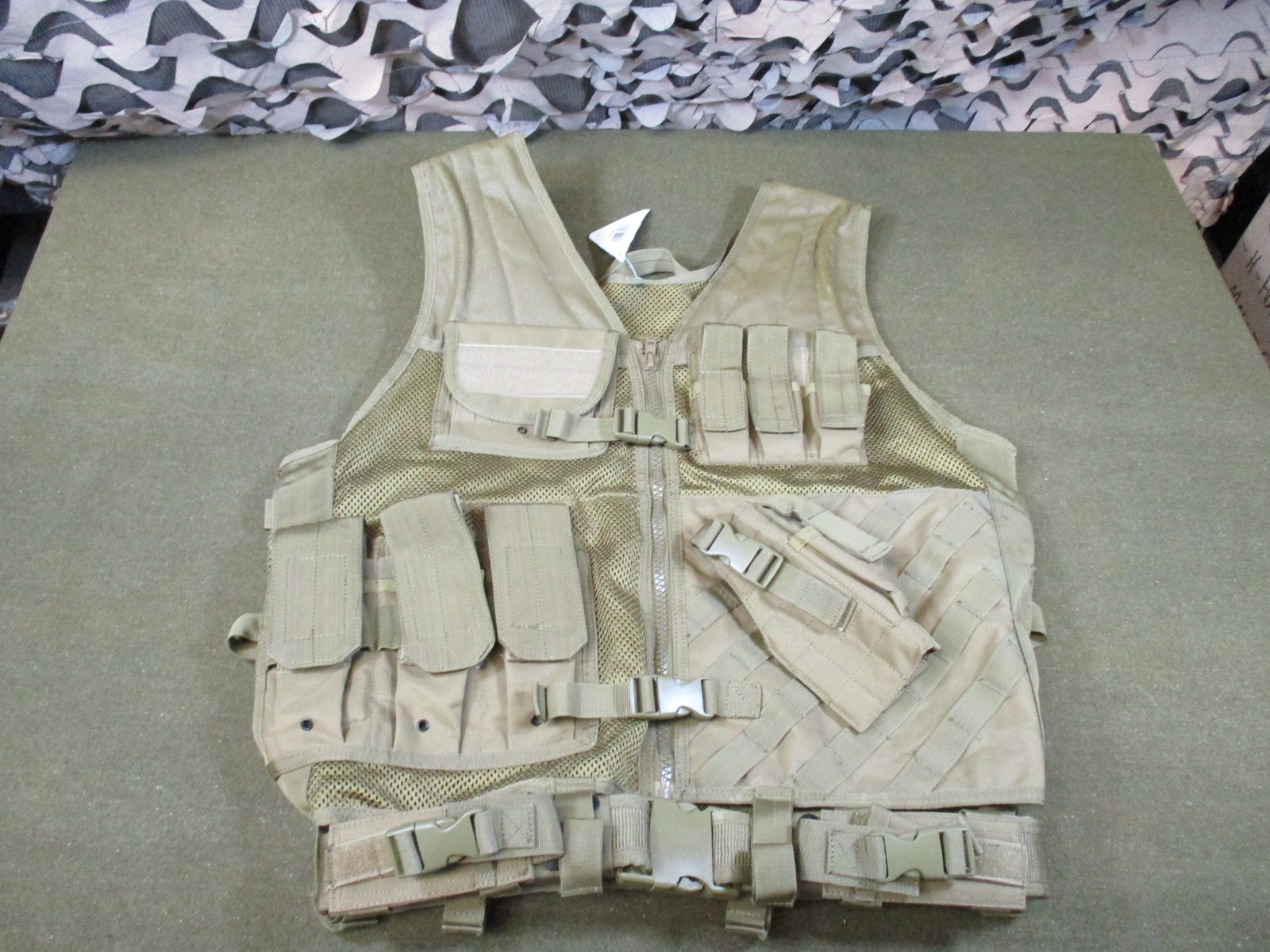 Condor Tactical Mesh Vest Coyote Tan Size XL Modular Utility Gear New