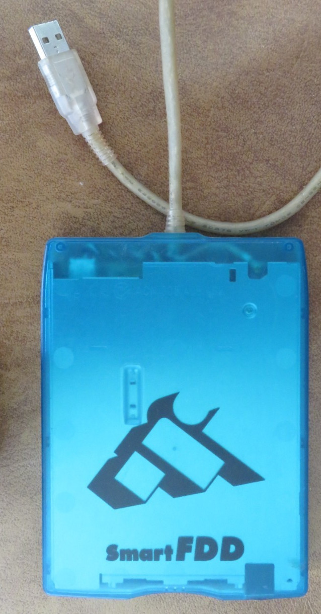 Microtech SmartFDD External Floppy Disk Drive Blue Tested Work