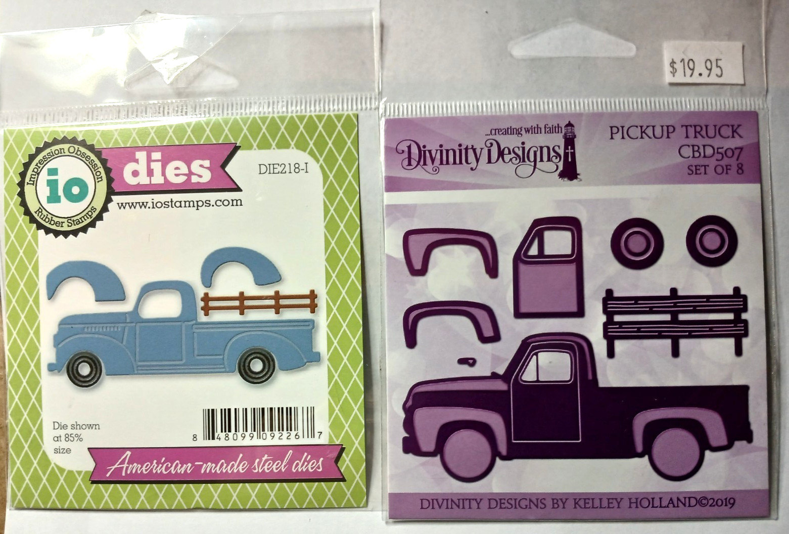 2 NEW TRUCK die sets: Impression Obsession Dies & Divinity Designs Dies