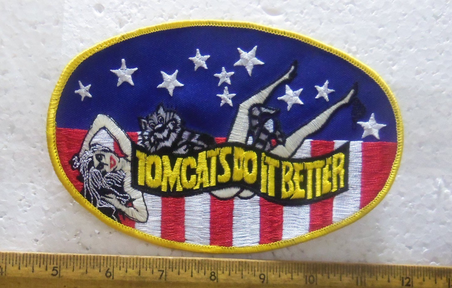 US Navy - Tomcats Do it Better Embroidered Back Patch