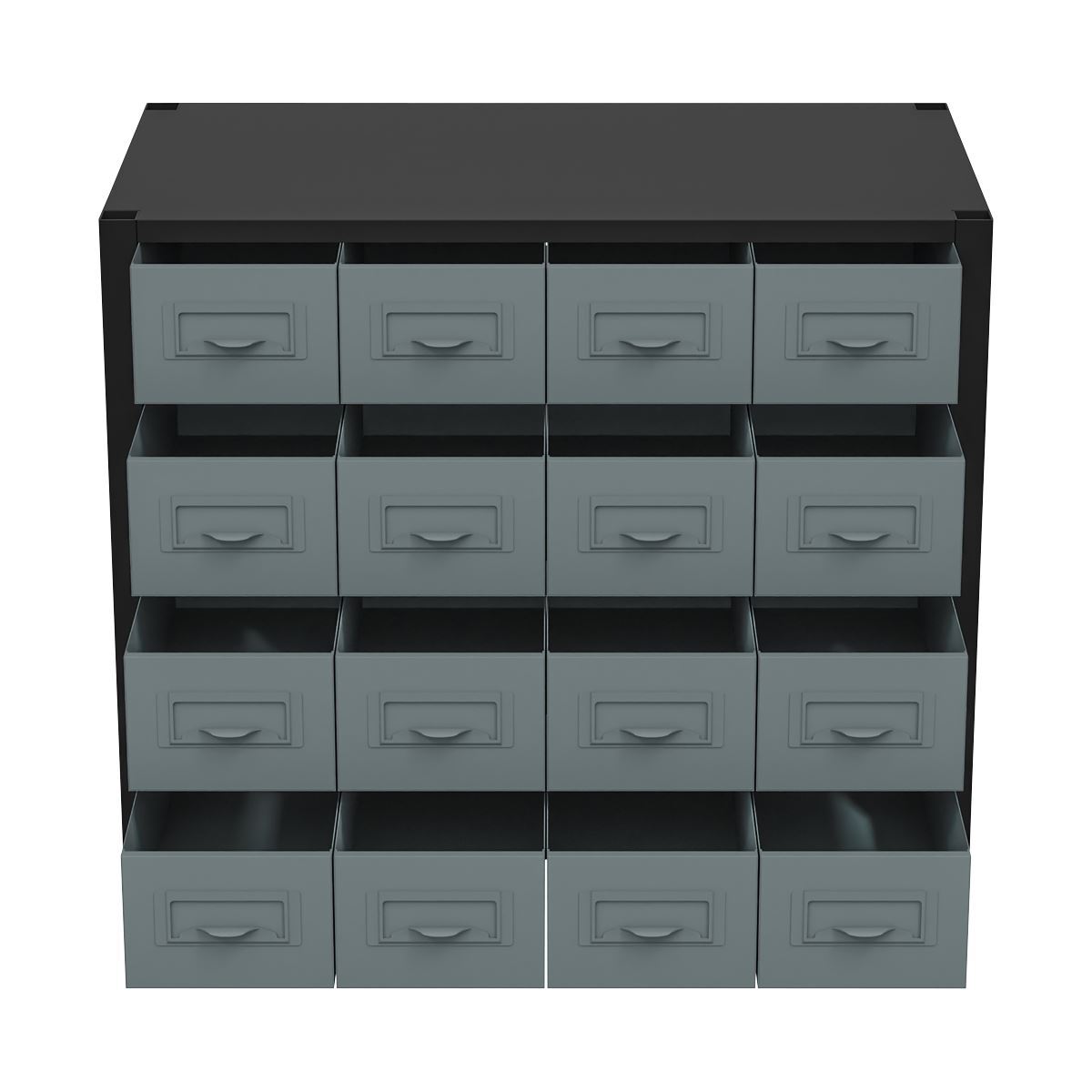Sealey Modular Racking Mid Unit 16 Small Drawers Tool Storage 580mm