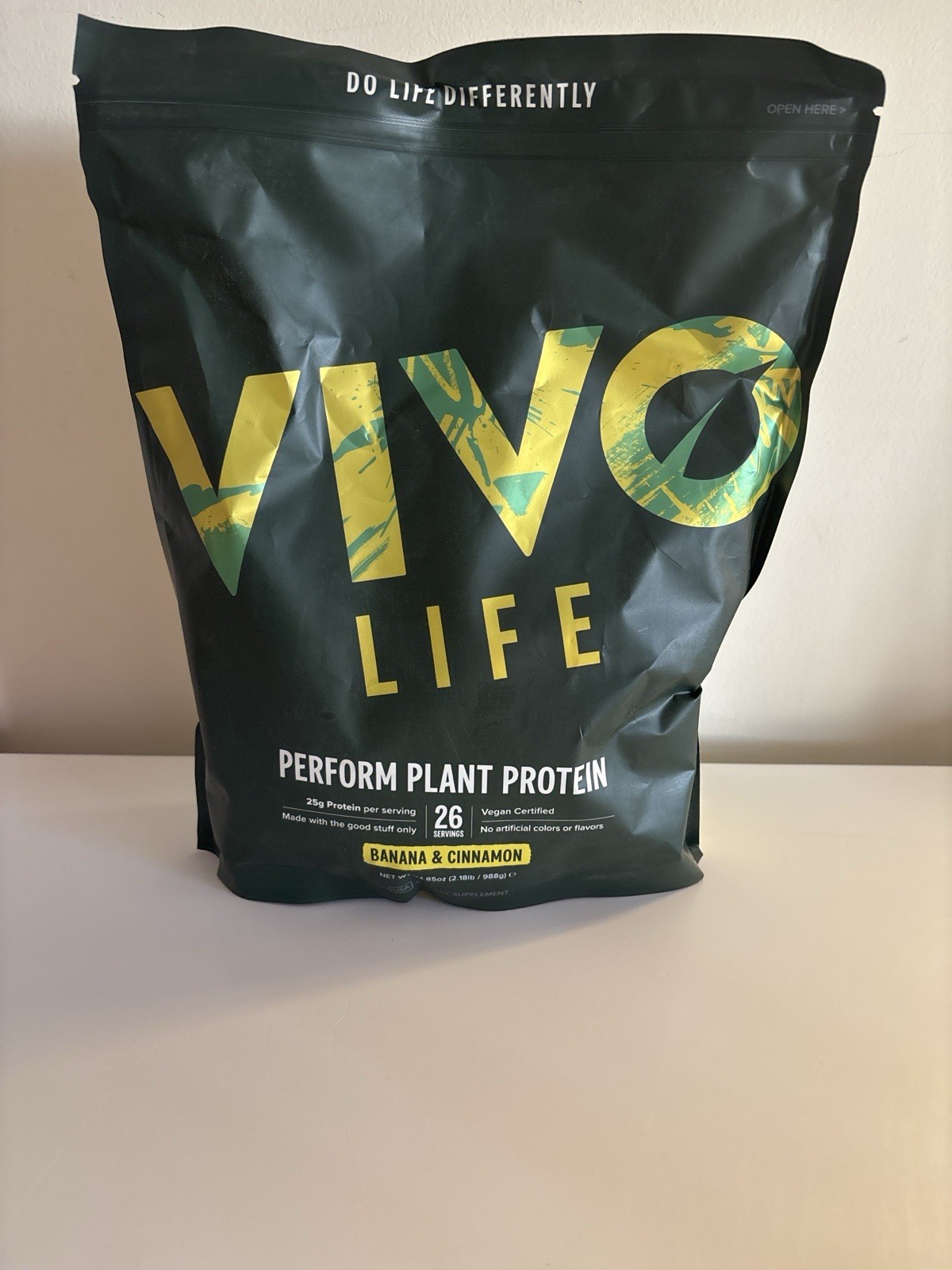 Vivo Life Perform Plant Protein Banana & Cinnamon 936g New Best By Apr 2026