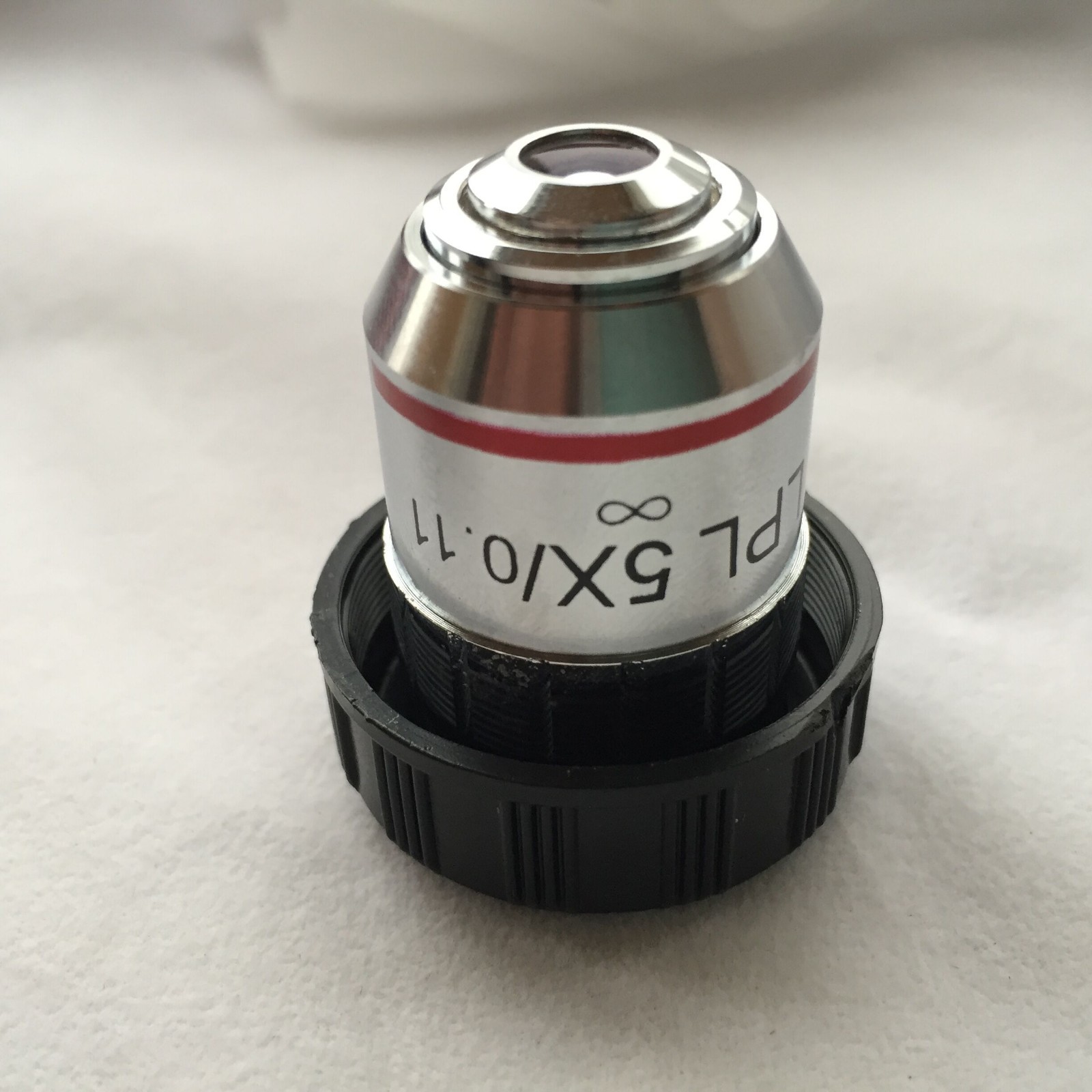 New Metallurgical Microscope 5X Infinity PLAN Achromatic Long Objective Lens