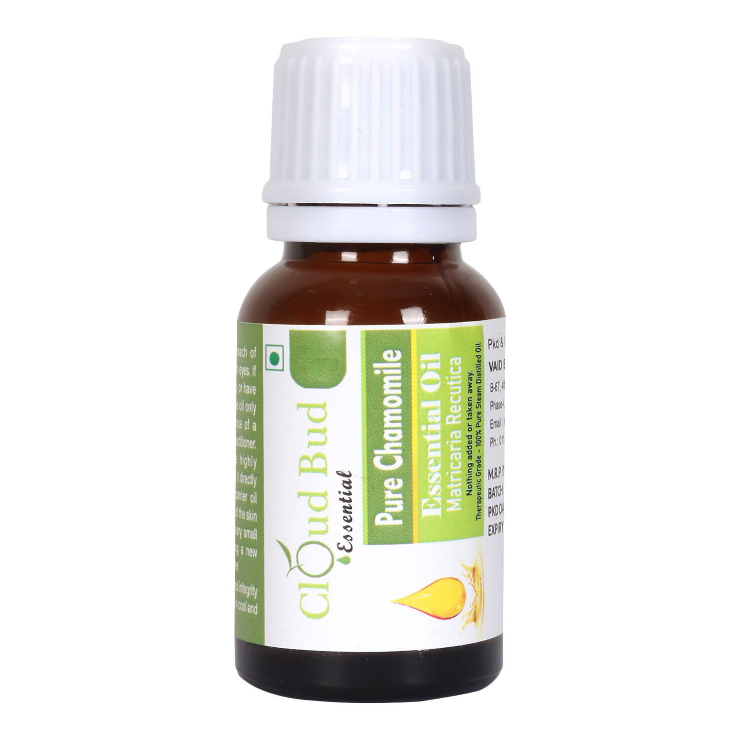 Pure Chamomile Essential Oil Matricaria Recutica Distilled Uncut Natura For Skin