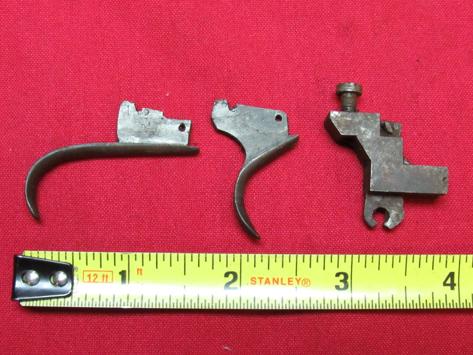 Very Early Ithaca Side by Side Triggers & Safety Lever Assembly