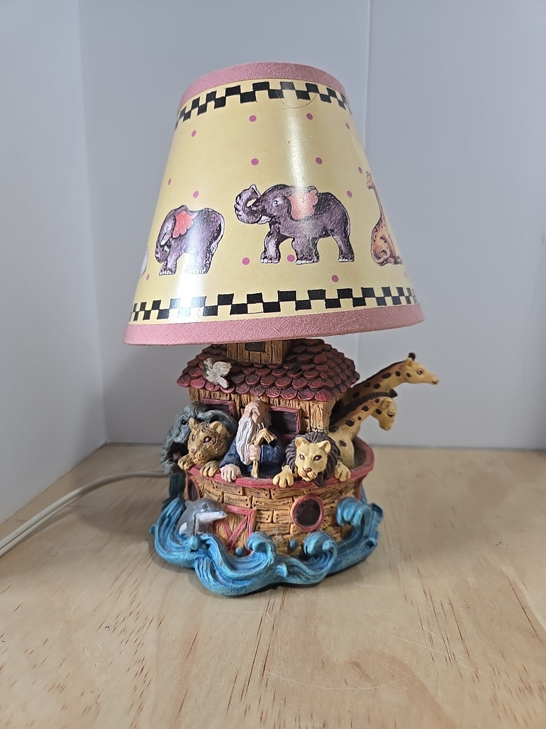 Noah's Ark Night Lamp Made Of Resin