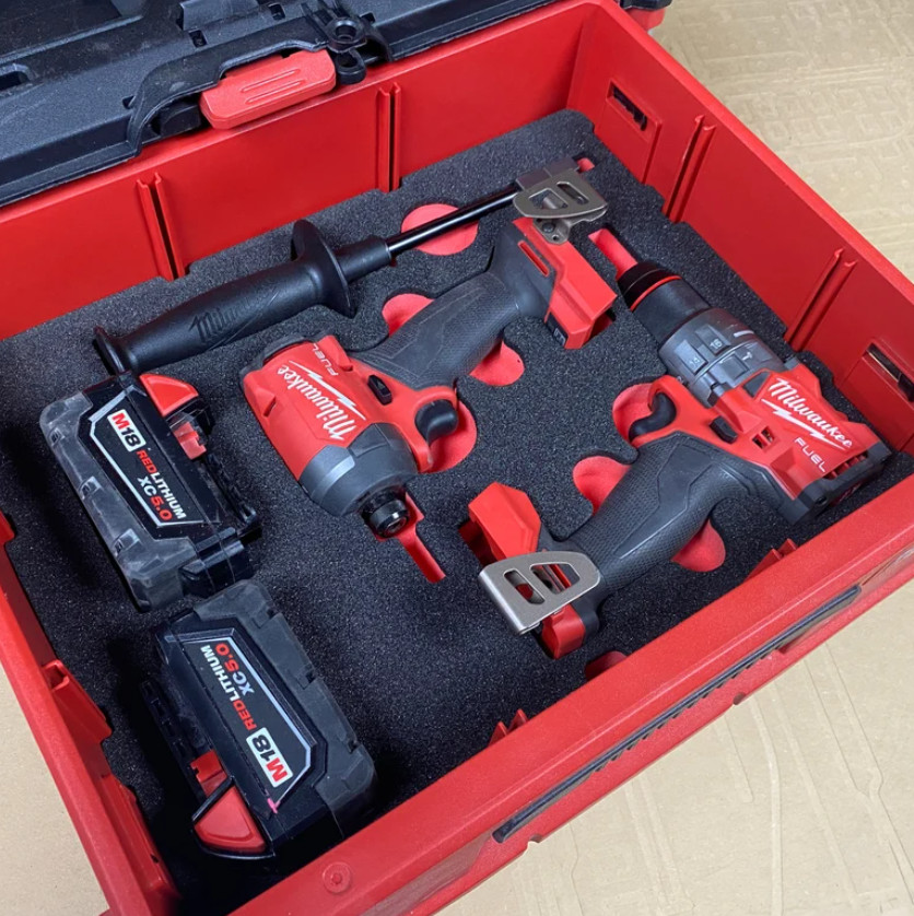 Foam Insert for M18 Hammer Drill Impact Kit Fits Packout 2 Drawer Box