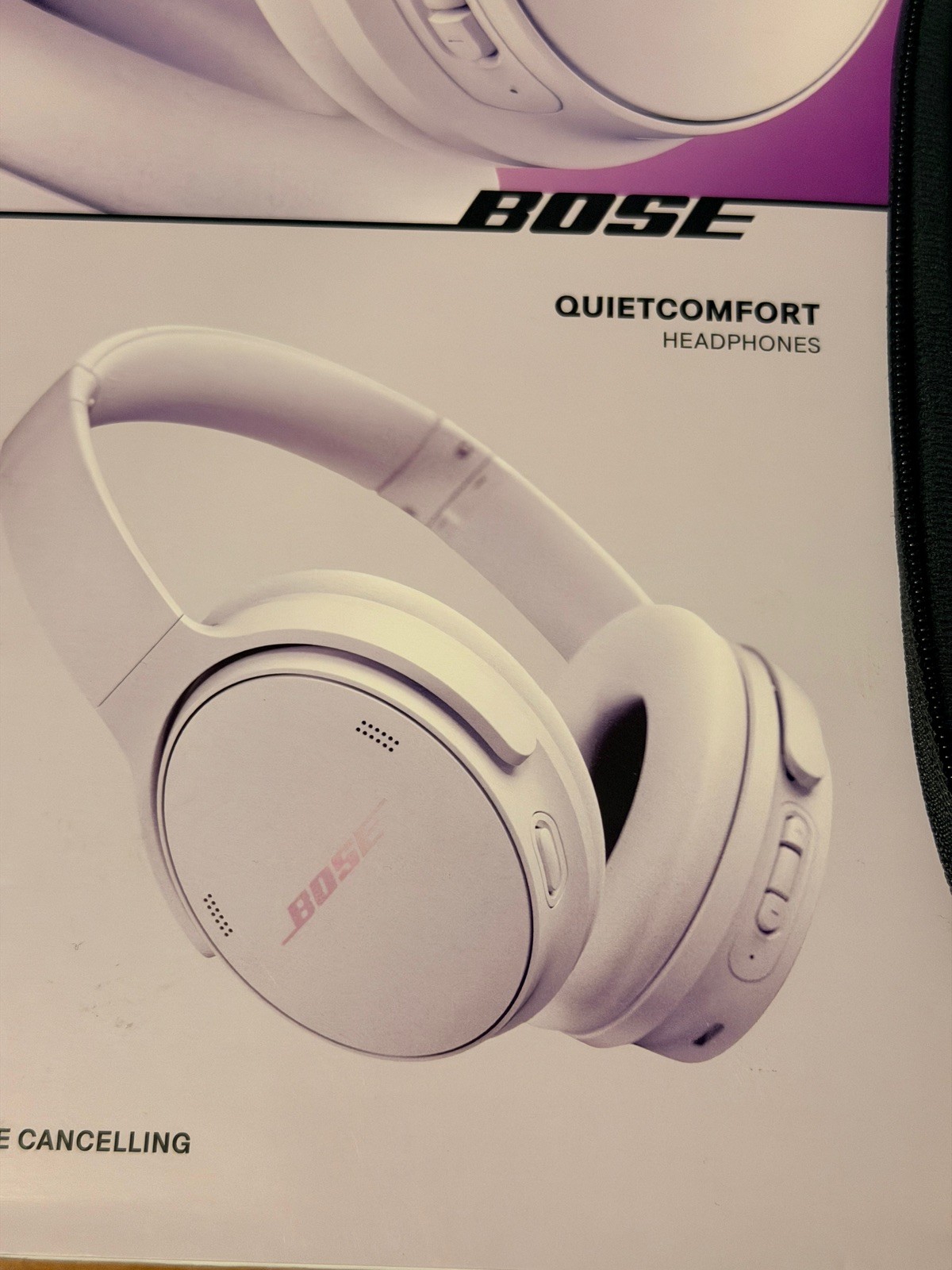 Bose QuietComfort Over-Ear Noise Cancelling Bluetooth Headphones Chilled Lilac