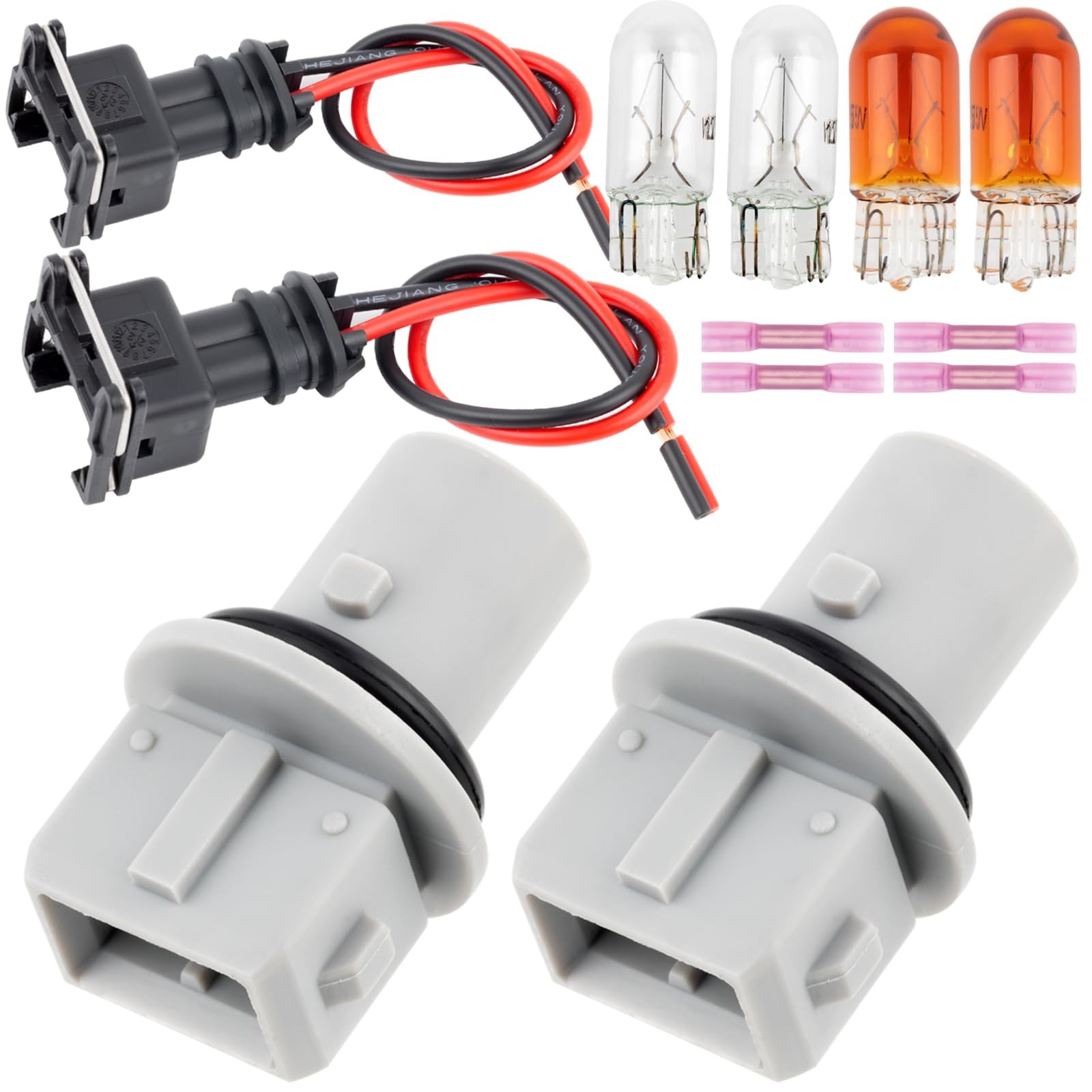 Side Marker Light Bulb Socket with Wire Fit for Ford F250 F350 F450 F550 Tran...