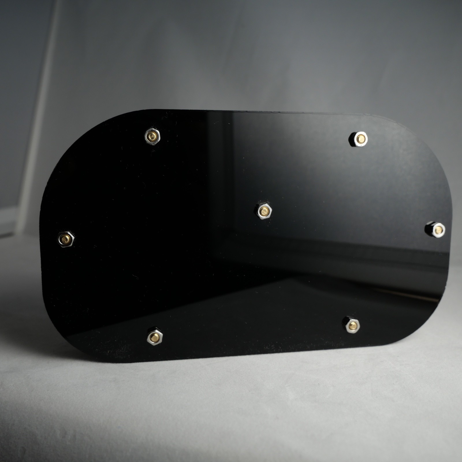 Black Acrylic Midi Controller with 2 Note Buttons and 2 Potentiometer Knobs