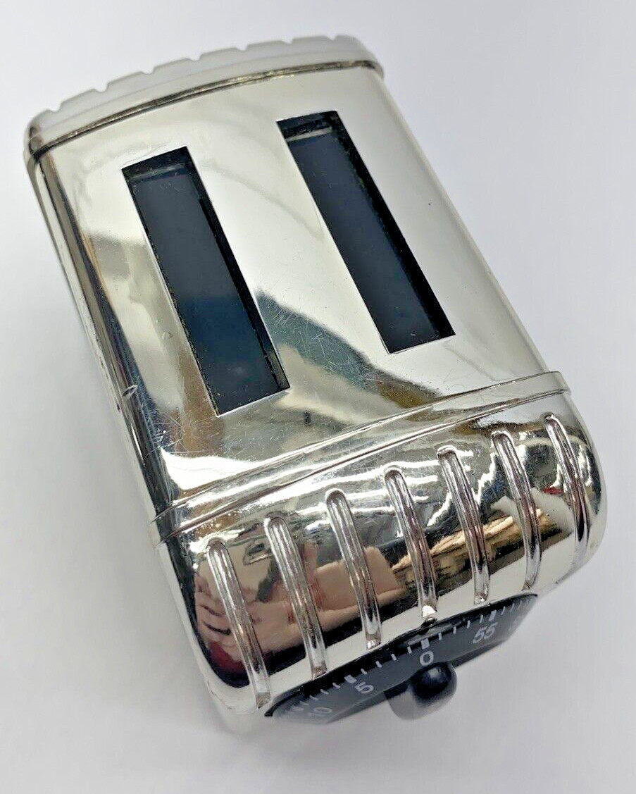 Vintage Starbucks Mini Silver Toaster Shaped 1 Hour Timer ~ Kitchen Gadget