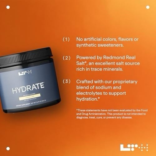 LTH Hydrate Hydration Mix. Lemon Line. (10.79 Oz.)