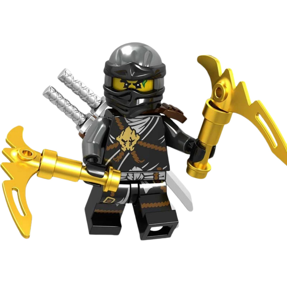 MOC Lego Minifig Figurine: Ninjago Cole Day of the Departed Fast Shipping