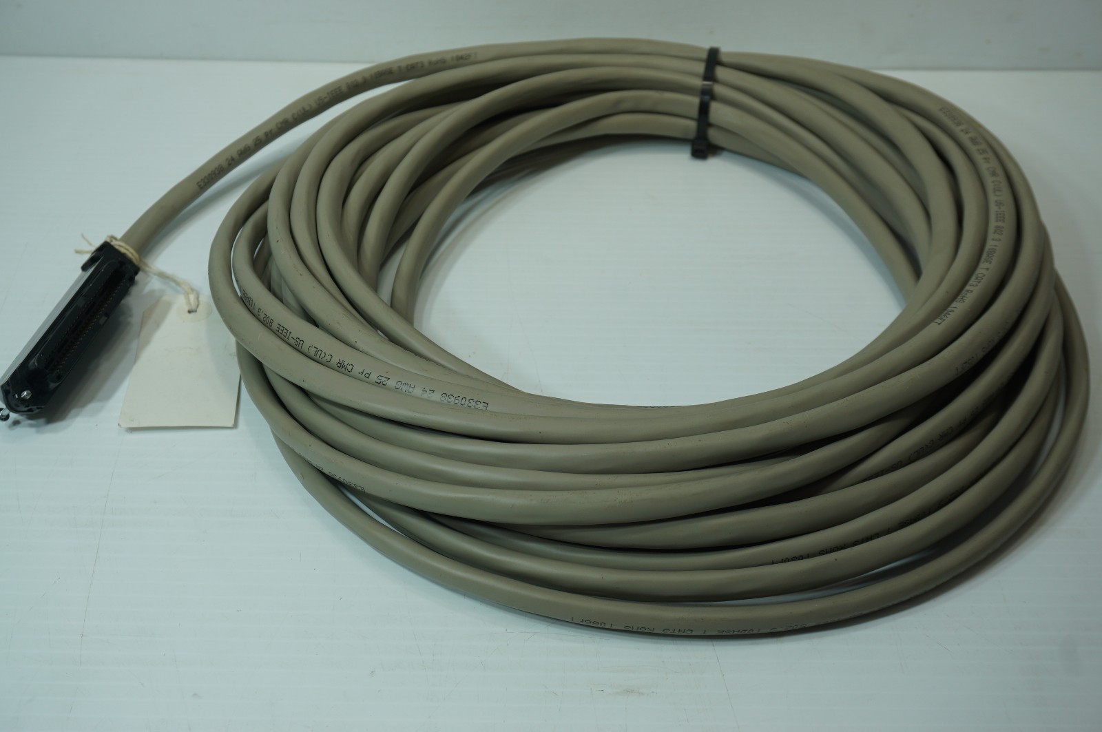 25 Pair Cat-3 Cable Female Amphenol end 24 AWG 65 Feet !