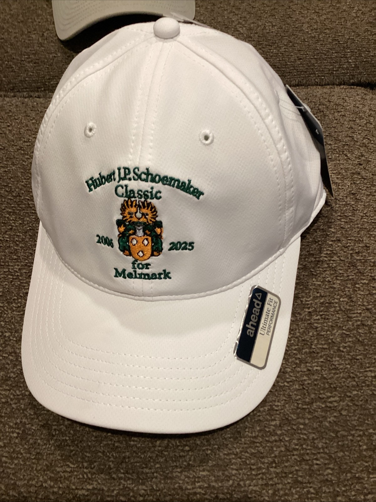 Ahead Ultimate Fit Golf Hat Adjustable New Tags Schoemaker Classic For Melmark