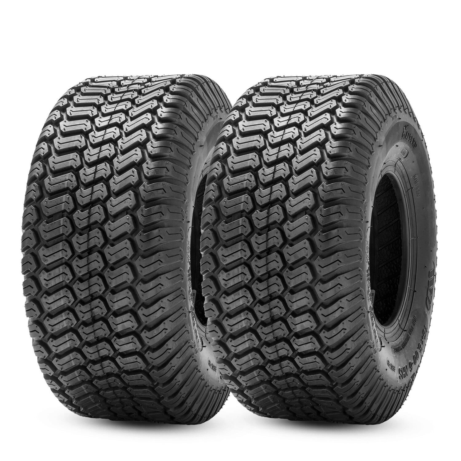 Set 2 15x6.00-6 Lawn Mower Tires 4Ply 15x6x6 15x6-6 Garden Tractor Tire Tubeless