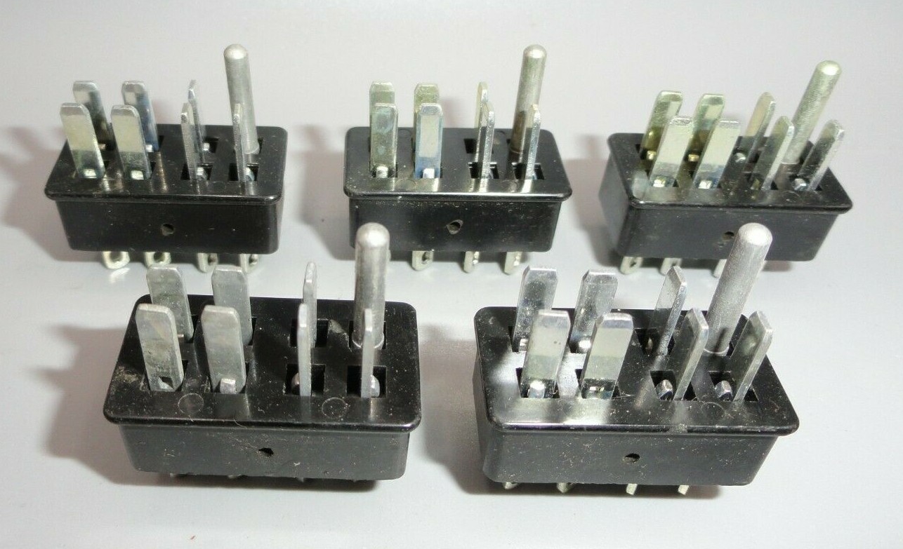 Cinch Jones 8 Pin Connector, Beau Power Plug, (LOT OF 5)
