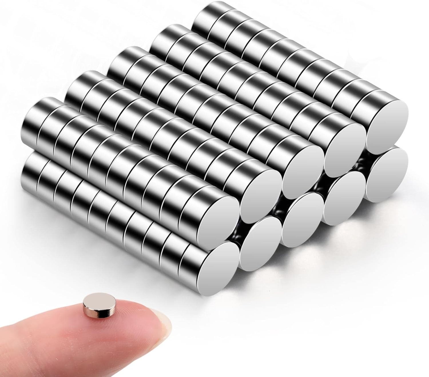 100Pcs Small Magnets 5X2 Mm Mini Tiny round Magnets Micro Magnets for Crafts.