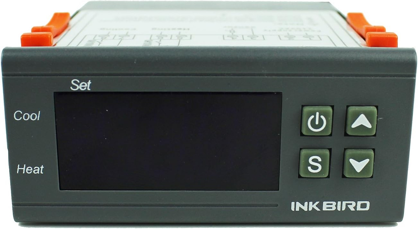 Inkbird Dual Stage DV 12V Digital Temperature Controller Fahrenheit Thermostat H