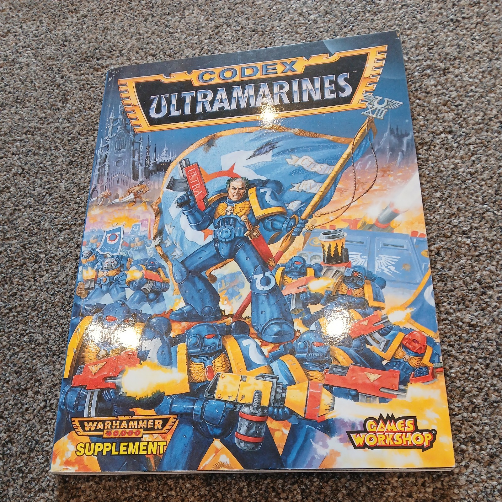 Codex Ultramarines Games Workshop Warhammer 40,000 Supplement 1995