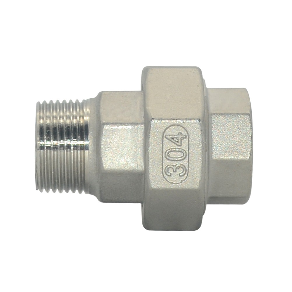 Stainless Steel Union 3/4" in inch NPT Pipe Split Coupling Male to Female MF