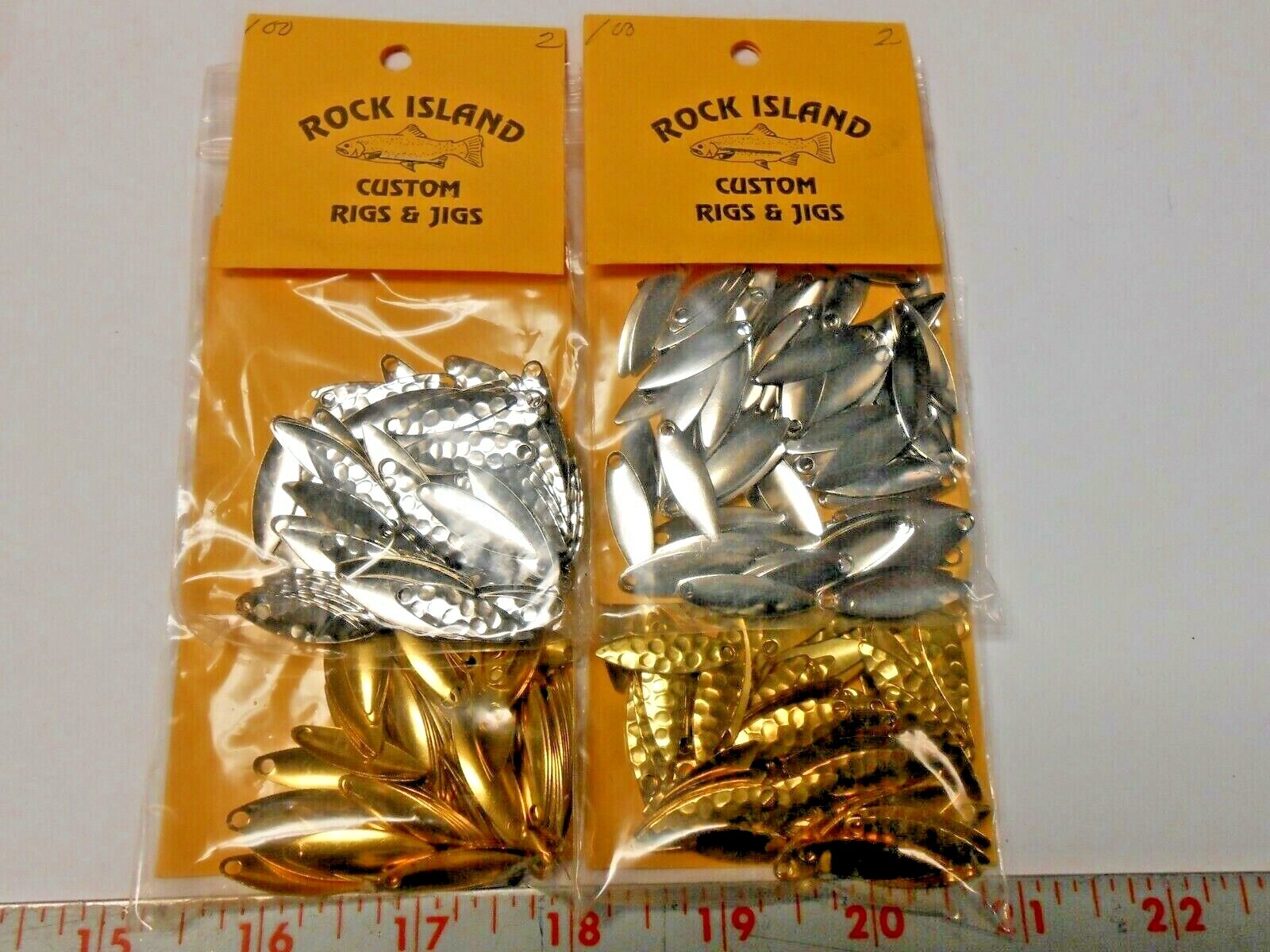 Willow Leaf Spinner Blades  # 2 100 ct