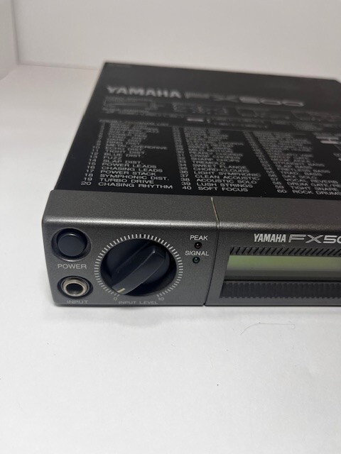 YAMAHA FX500 Simul Effect Processor Japan Effect Rack Unit w/power supply used