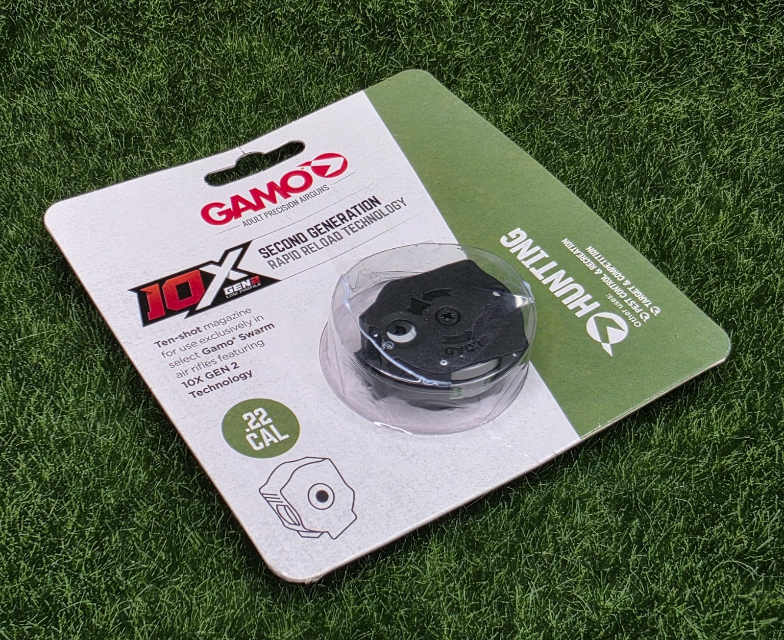Gamo #621259054 Quick Shot 10-Round Gen2 Pellet Magazine for .22 Cal Air Rifle