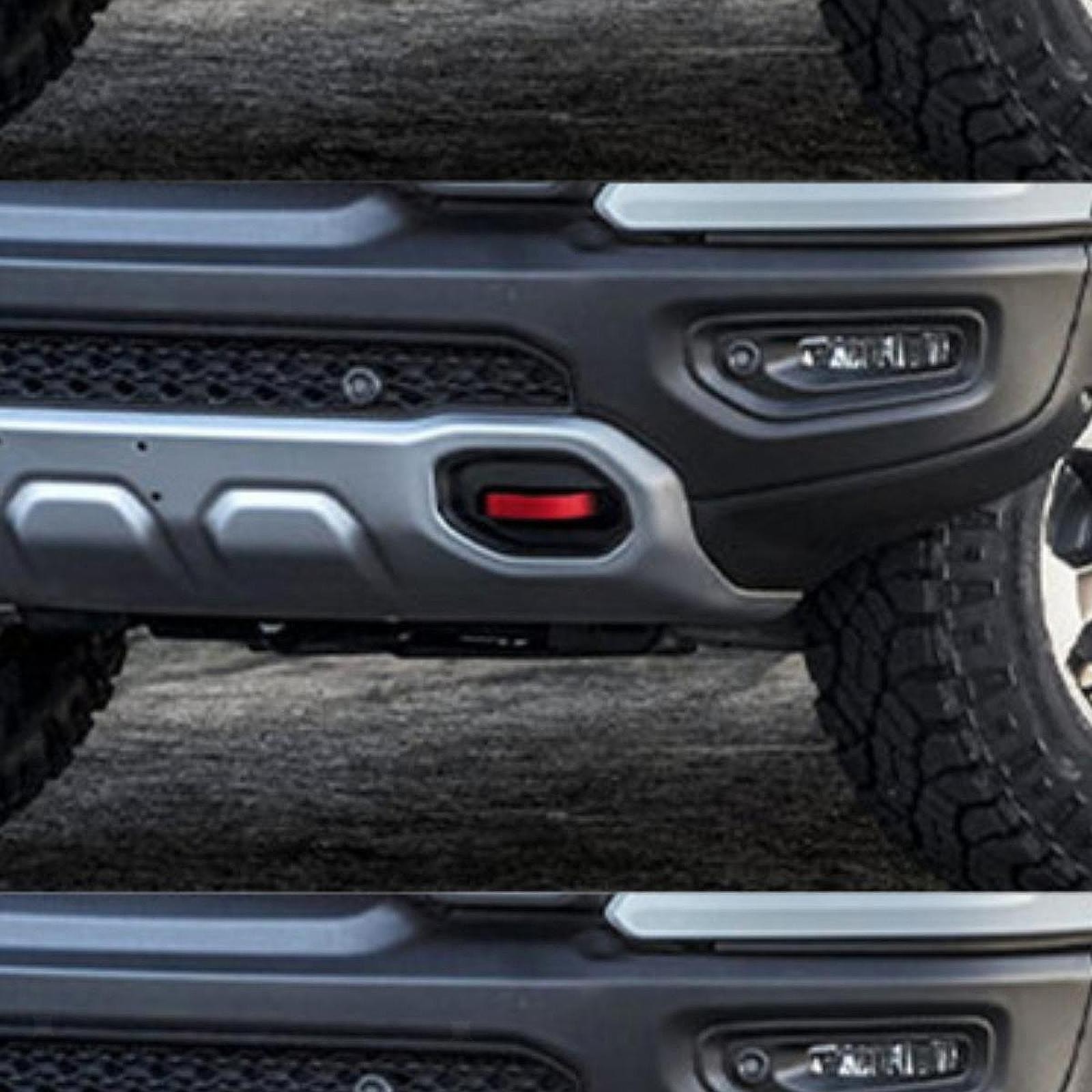 2 Pieces Front Tow Hooks Covers for Dodge RAM 1500 2019-2024 Accessory