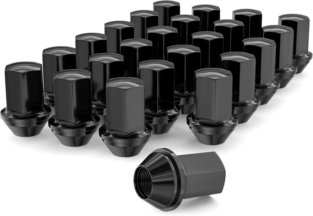 24 PCS 14X1.5 Pitch Studs Wheel Lug Nuts, 1.8 Inch Height OEM Factory Style Acor