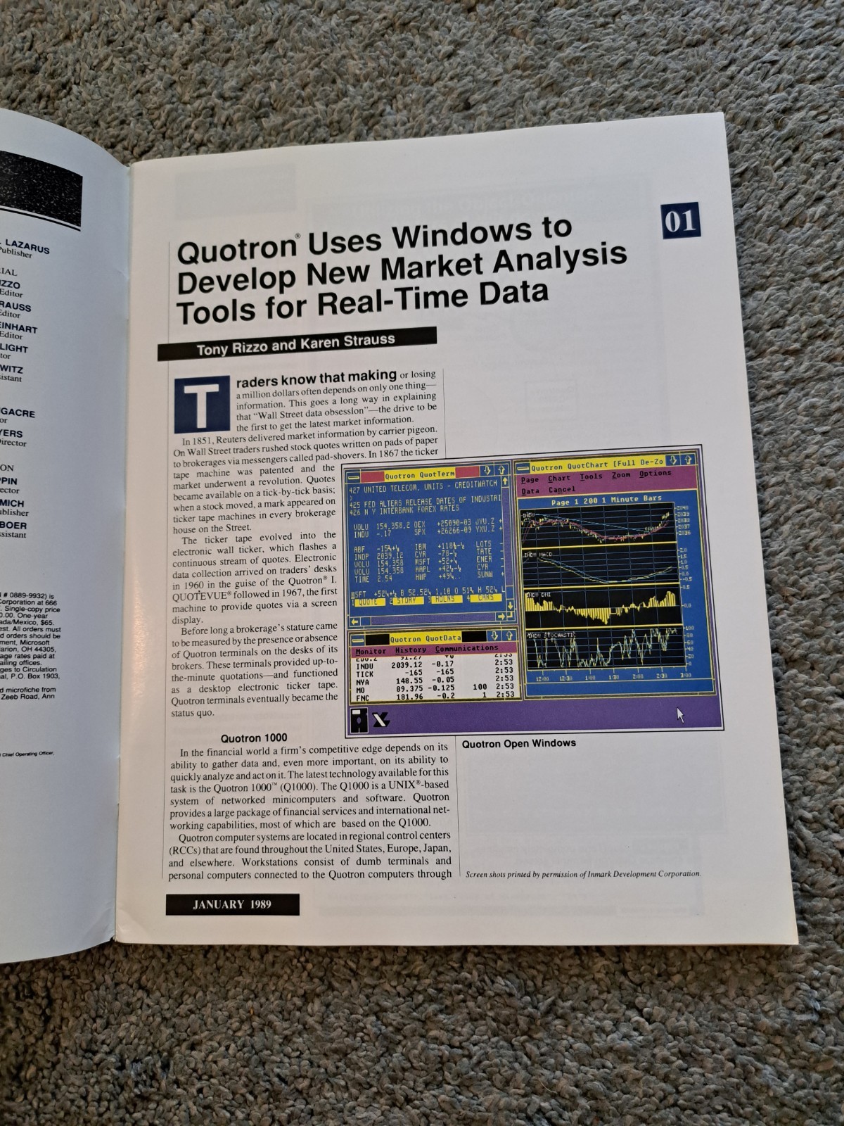January 1989 Vol. 4 No. 1 Microsoft Systems Journal