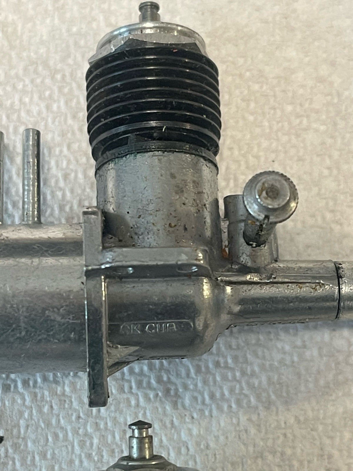 OK Cub .049B engine for Tether Race Car