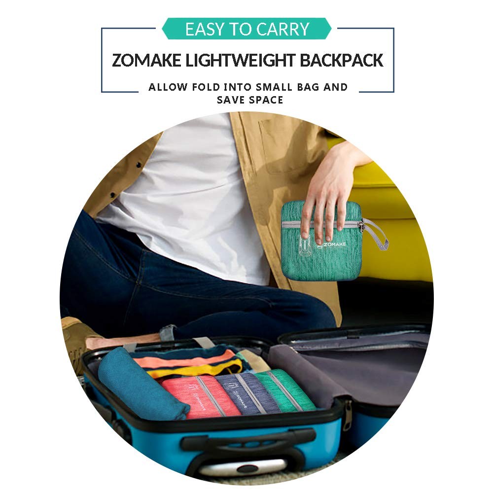 25L Ultra Lightweight Packable Backpack, Foldable Hiking Backpacks Water Resi...