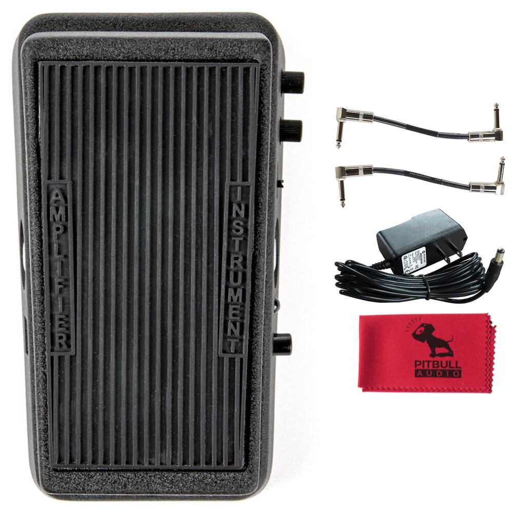 Dunlop CBM535Q Cry Baby Mini 535Q Wah Guitar Pedal w/ Power, Cables & Cloth