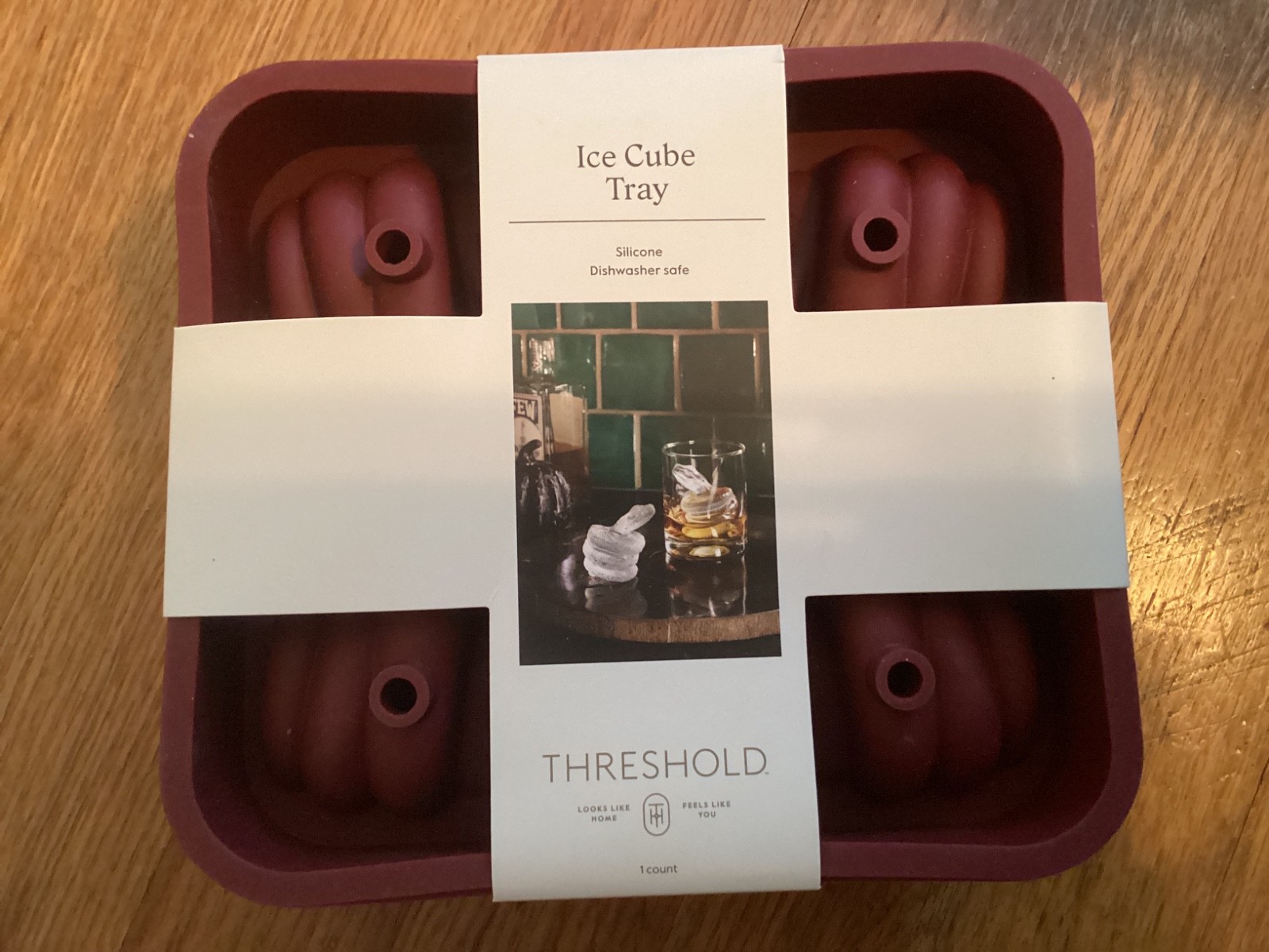 2 New Threshold Target Halloween Pumpkin & Snakes Silicone Ice Cube Trays