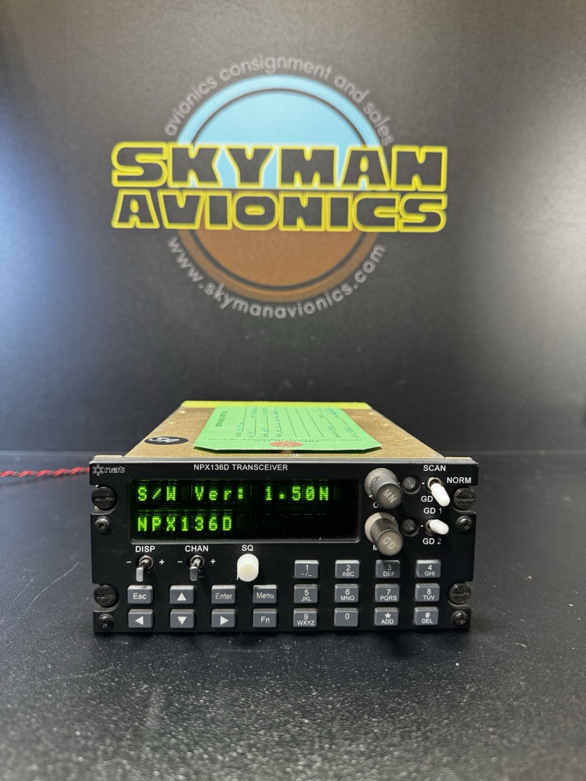 NAT NPX 136D VHF Transceiver - Needs Repair