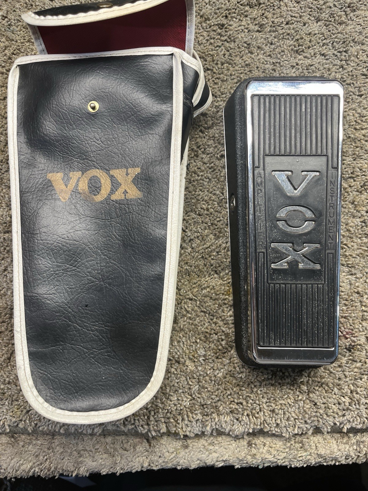 Vintage 1973 Vox Wah Electric Guitar Effects Pedal
