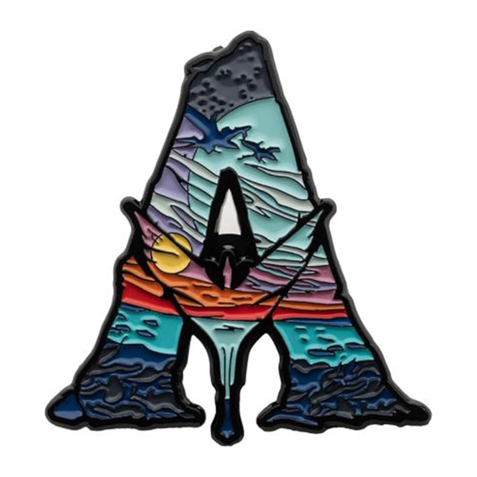 Avatar The Way of Water Logo Enamel Lapel Pin Multi-Color