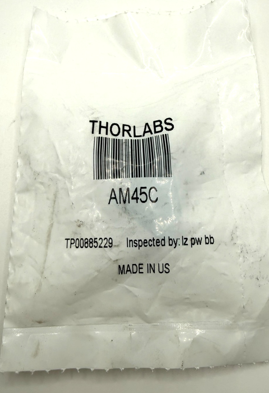 Thorlabs AM45C 45° Angle Block, #8 Counterbore, 8-32 Post Mount