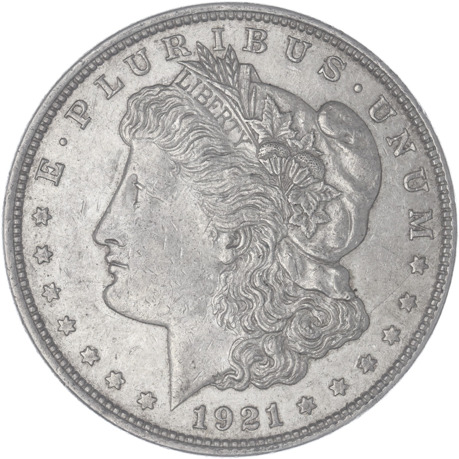 1921 D Morgan Dollar About Uncirculated See Pics K293