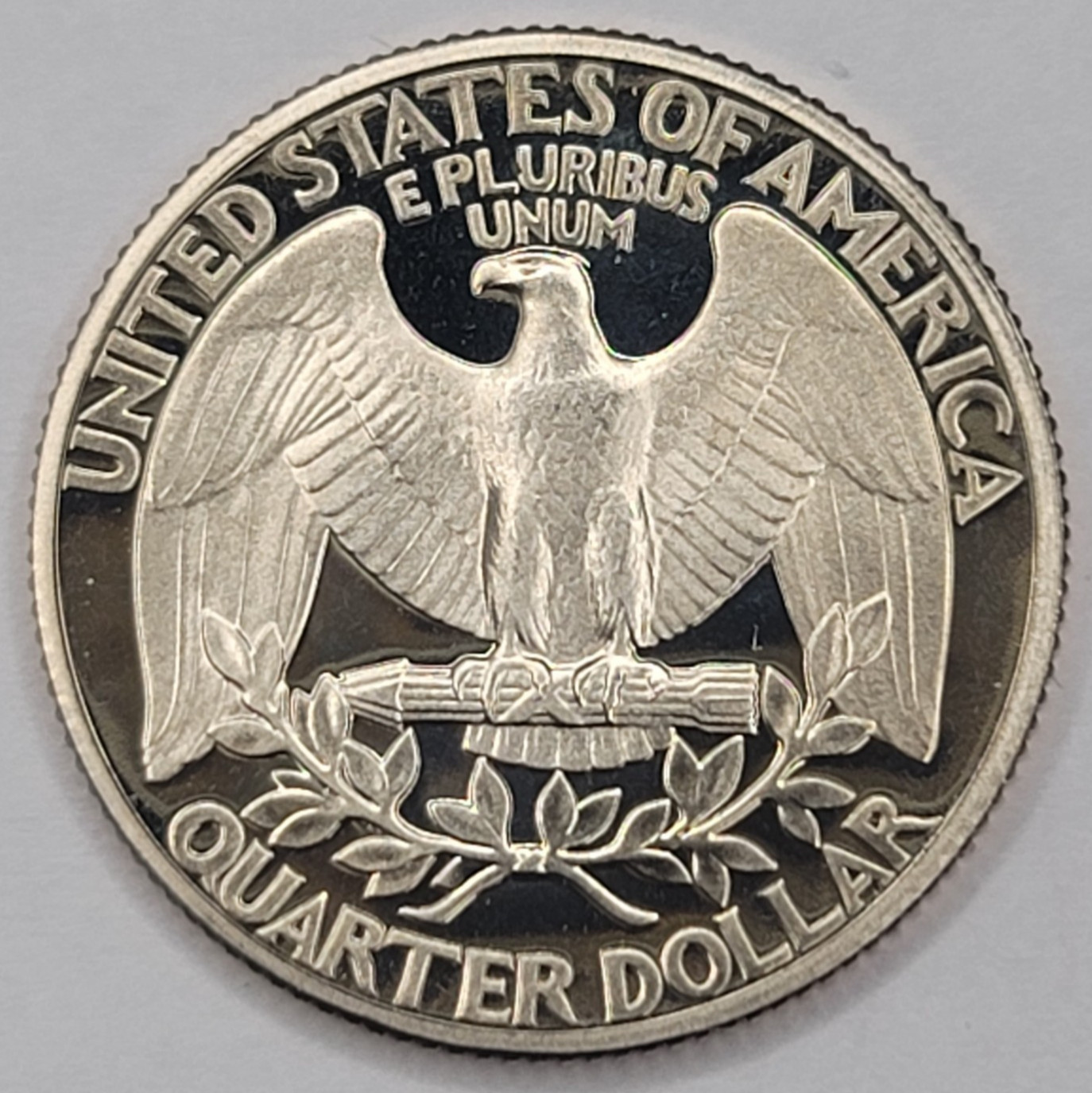 1986 S Gem Proof DCAM Washington Quarter - CN-Clad
