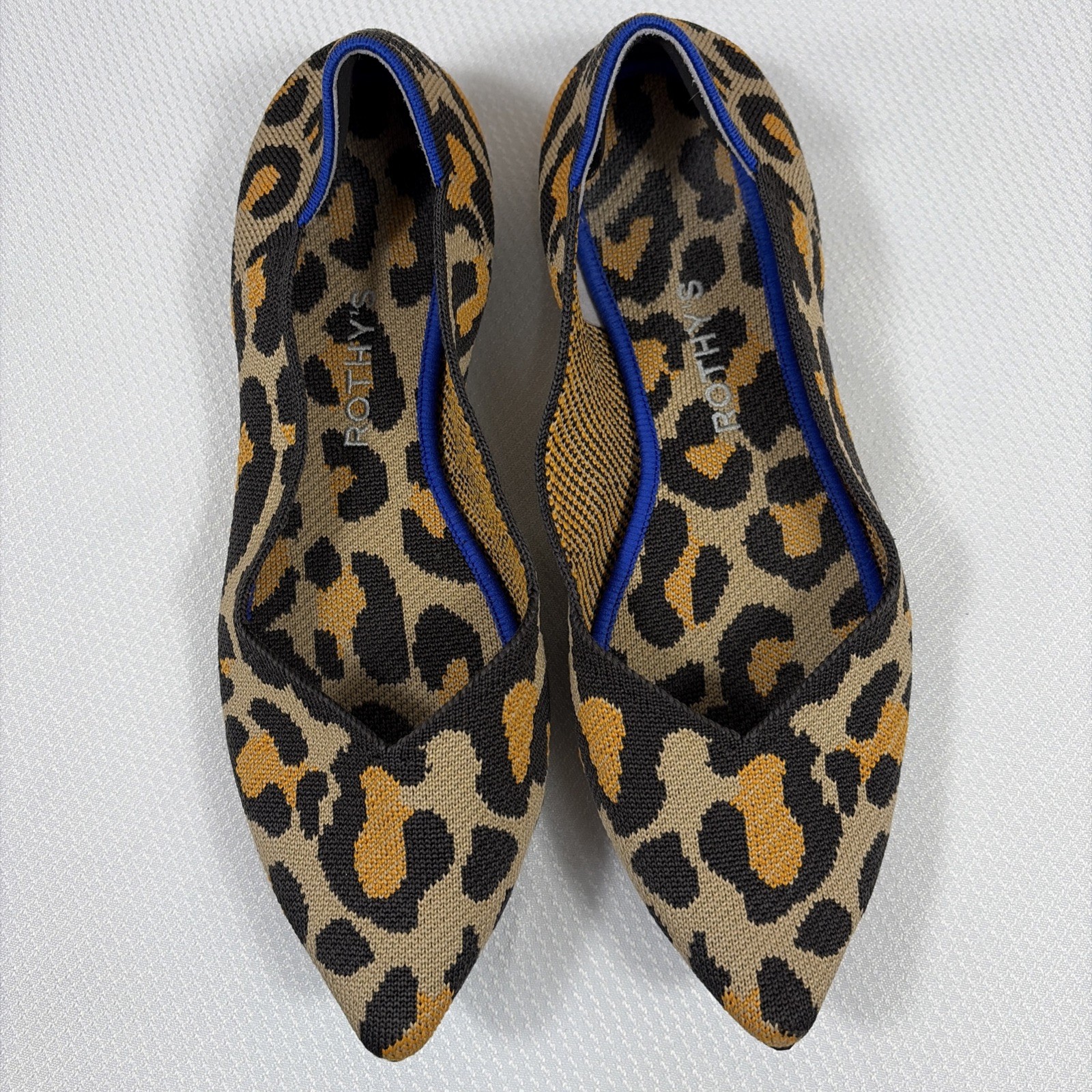 Rothy’s The Point Leopard Womens 10.5