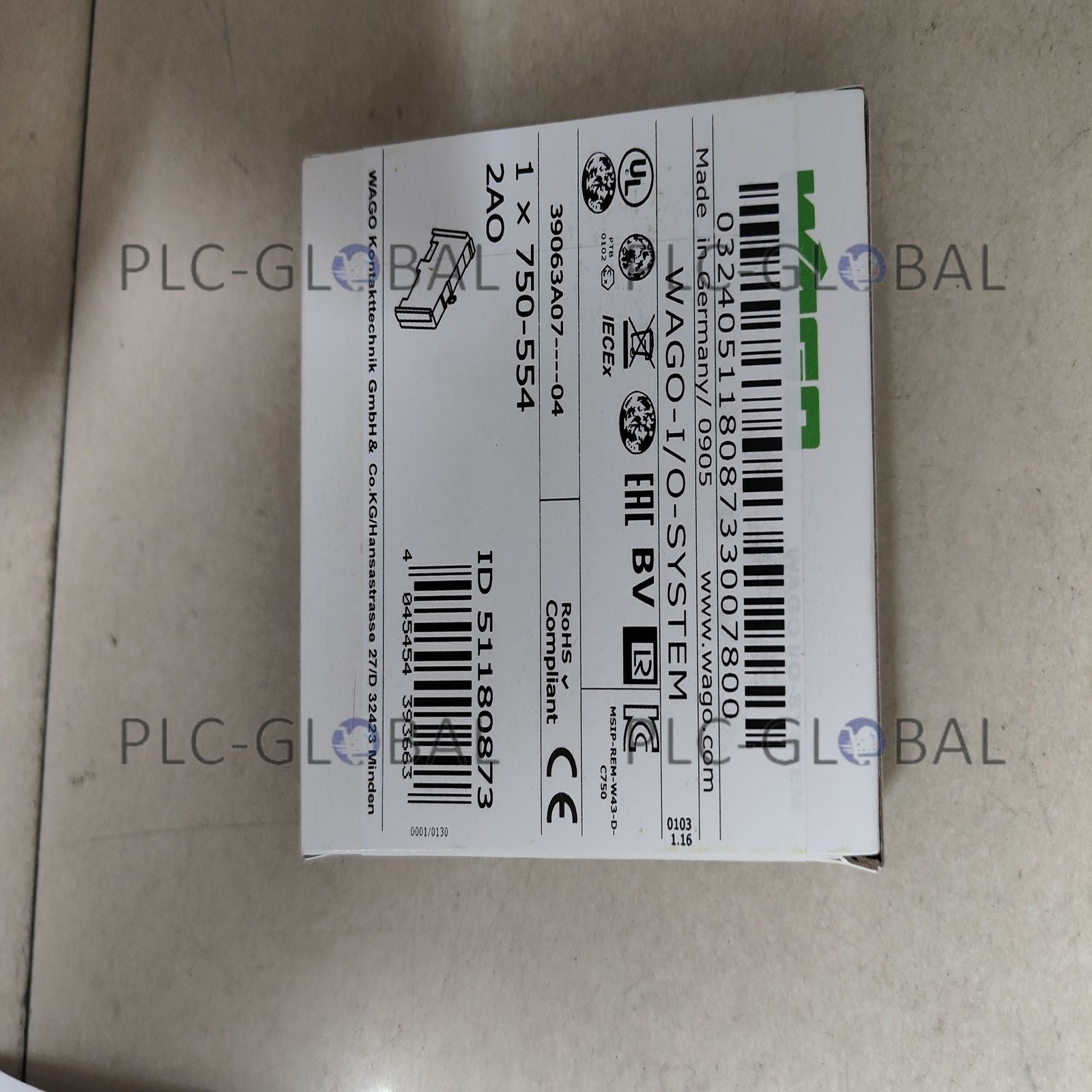 1 Unit Brand New Wago 750-554 Local Stock With Warranty