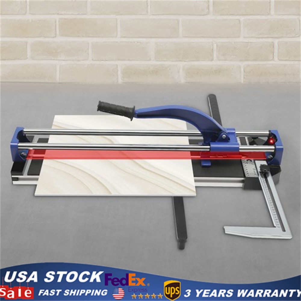 24" Manual Tile Cutter Cutting Machine 600mm Precise Industrial Heavy Duty