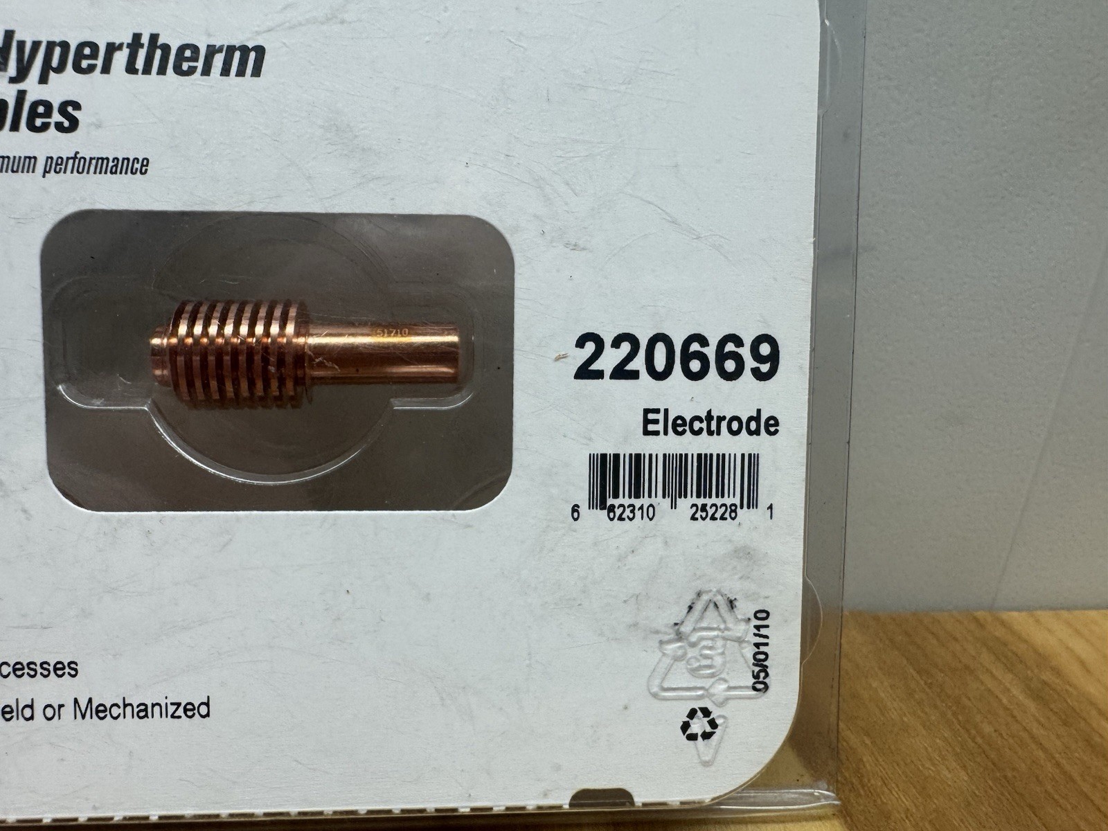 Hypertherm / set of 5 / electrodes / 220669 / Powermax45 / 45 A / All Processes
