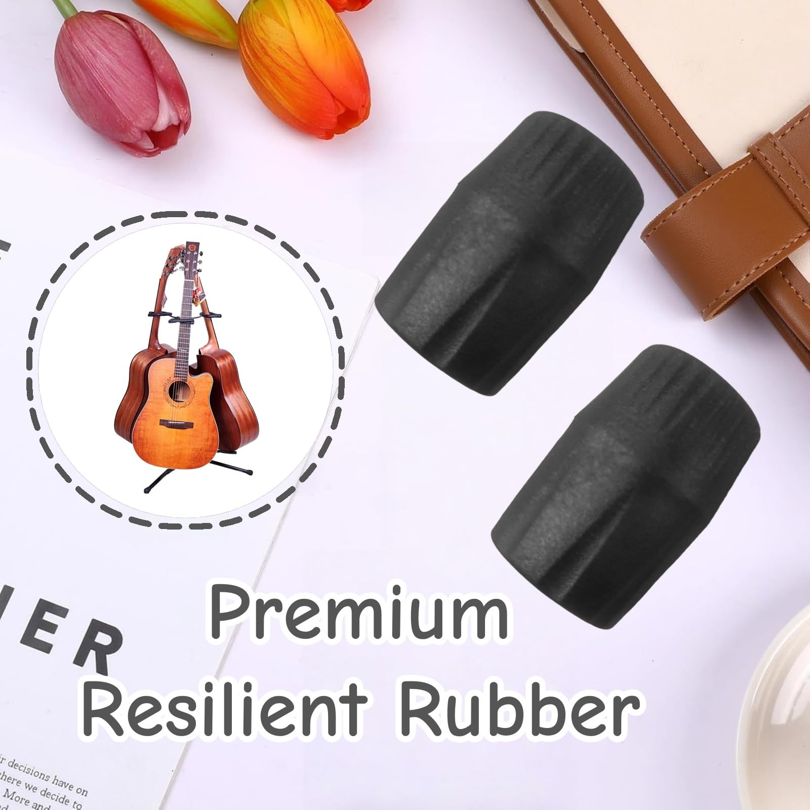 10 PCS Microphone Guitar Stand Foot Protector Rubber Cap Pad...