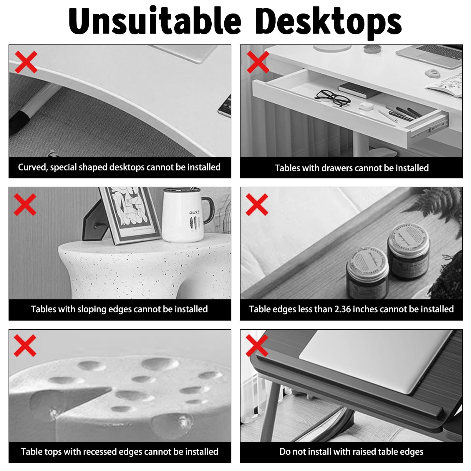 Arm Rest for Desk, Ergonomic Foldable Elbow Rest for Computer Desk, Adjustabl...